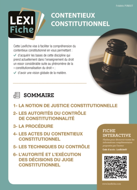 Contentieux constitutionnel
