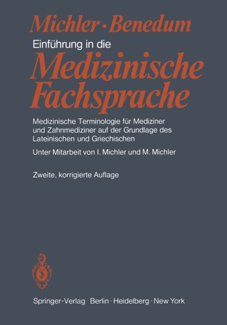 Einführung in die Medizinische Fachsprache