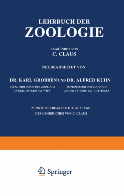 Lehrbuch der Zoologie