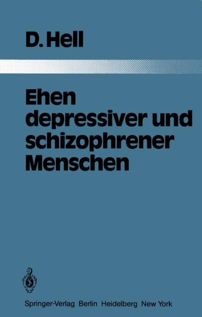 Ehen depressiver und schizophrener Menschen