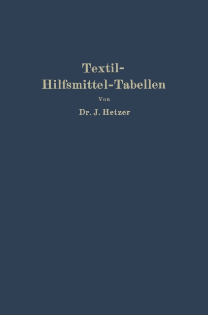 Textil-Hilfsmittel-Tabellen