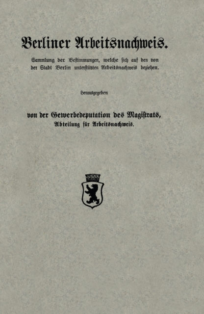 Berliner Arbeitsnachweis