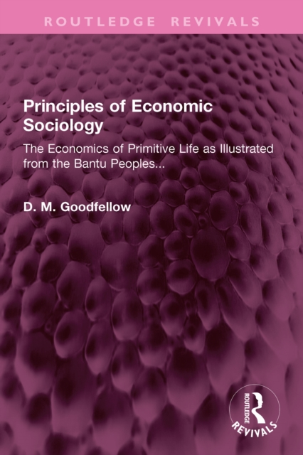Principles of Economic Sociology