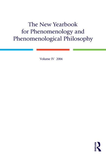 New Yearbook for Phenomenology and Phenomenological Philosophy