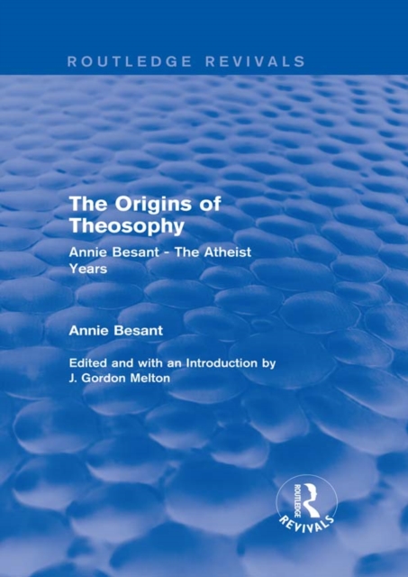Origins of Theosophy (Routledge Revivals)