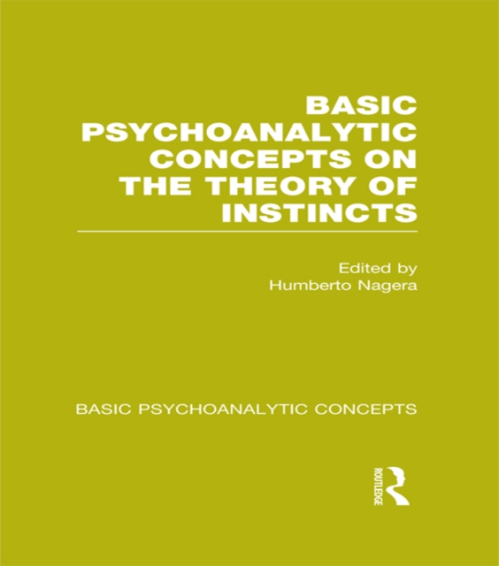 Basic Psychoanalytic Concepts on the Theory of Instincts