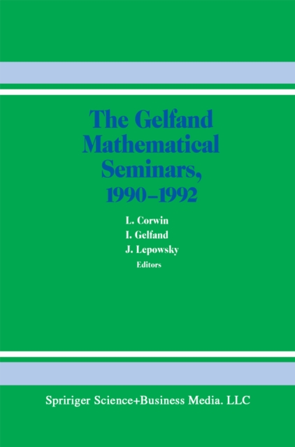 Gelfand Mathematical Seminars, 1990-1992