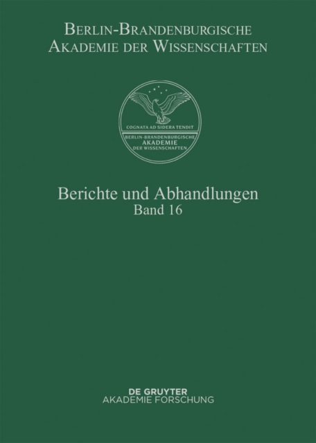 Berichte und Abhandlungen. Band 16