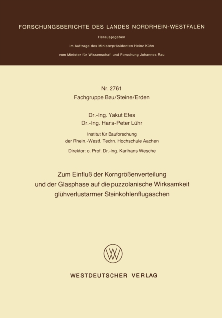 Zum Einfluß der Korngrößenverteilung und der Glasphase auf die puzzolanische Wirksamkeit glühverlustarmer Steinkohlenflugaschen