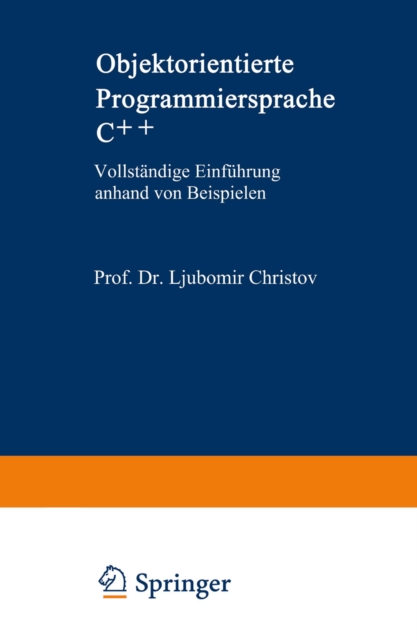 Objektorientierte Programmiersprache C++