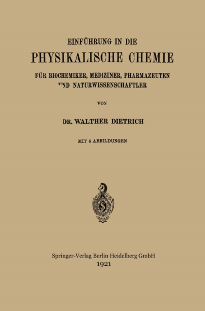 Einführung in die Physikalische Chemie
