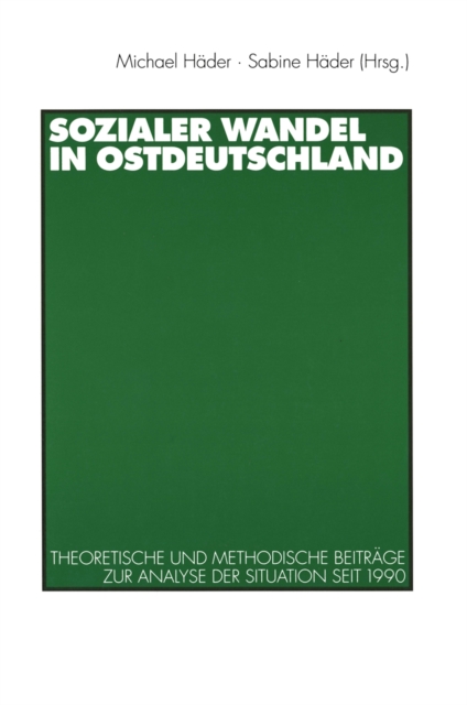 Sozialer Wandel in Ostdeutschland