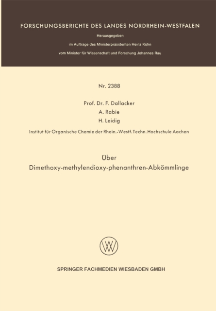 Über Dimethoxy-methylendioxy-phenanthren-Abkömmlinge