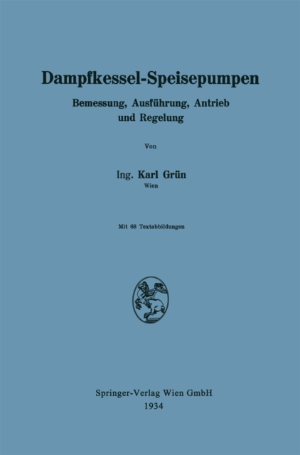 Dampfkessel-Speisepumpen