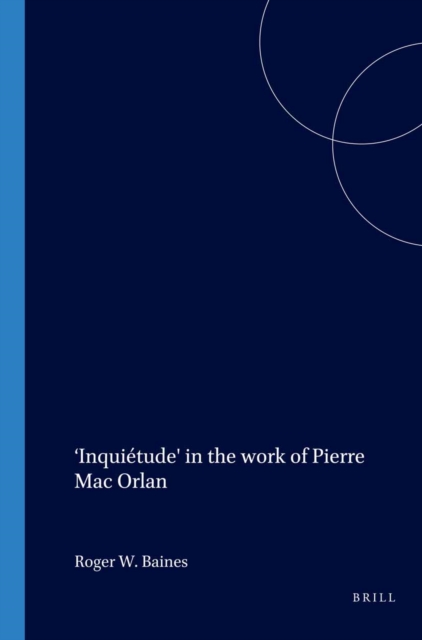 'Inquietude' in the work of Pierre Mac Orlan