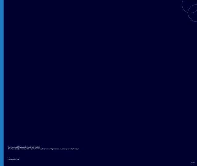 Annotated Basic Documents and Descriptive Directory of International Organizations and Arrangements