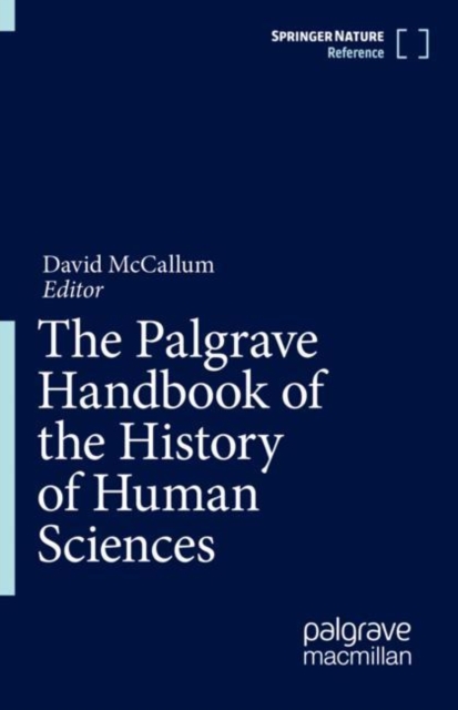 Palgrave Handbook of the History of Human Sciences