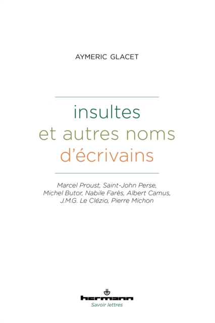 Insultes et autres noms d'écrivains