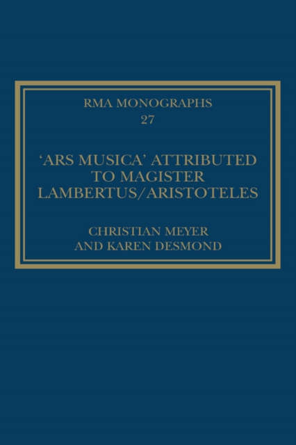'Ars musica' Attributed to Magister Lambertus/Aristoteles