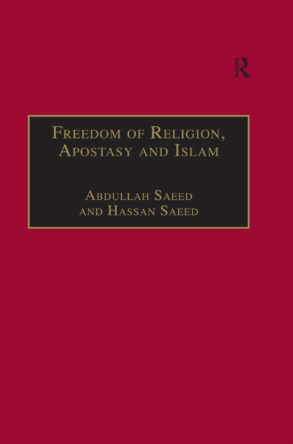 Freedom of Religion, Apostasy and Islam