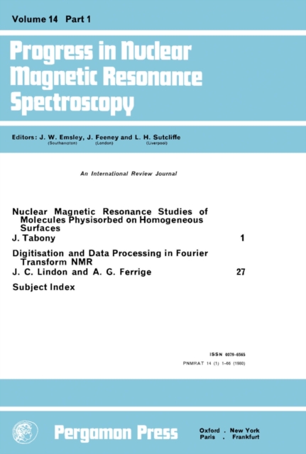 Advances in Magnetic Resonance