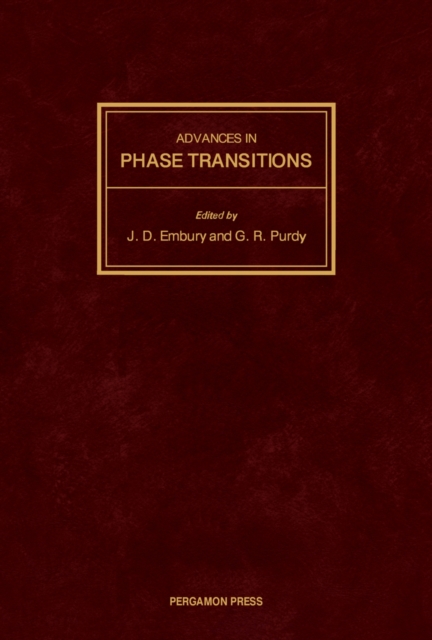 Advances in Phase Transitions