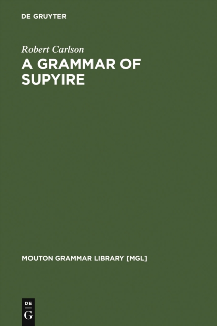 Grammar of Supyire
