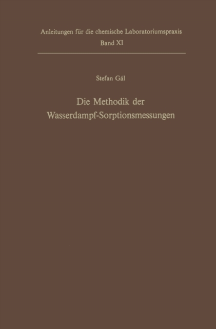 Die Methodik der Wasserdampf-Sorptionsmessungen