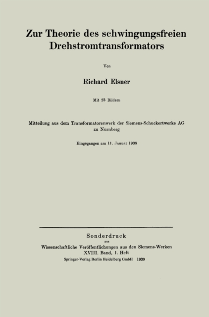 Zur Theorie des schwingungsfreien Drehstromtransformators