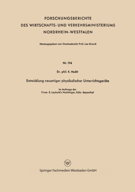 Entwicklung neuartiger physikalischer Unterrichtsgeräte