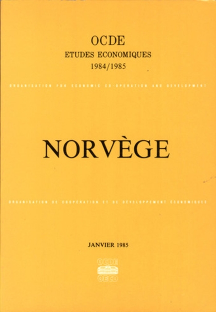 Etudes economiques de l'OCDE : Norvege 1985