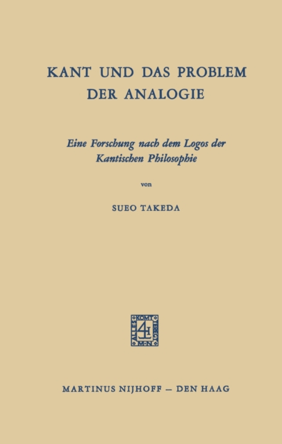 Kant und das Problem der Analogie