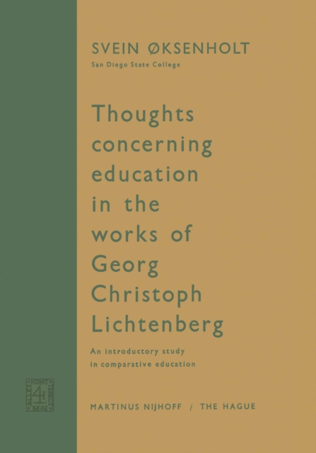 Thoughts Concerning Education in the Works of Georg Christoph Lichtenberg