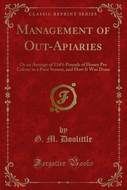 Management of Out-Apiaries