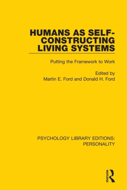 Humans as Self-Constructing Living Systems