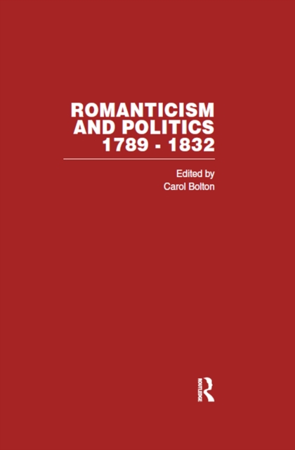 Romanticism & Politics 1789-1832