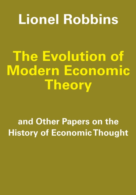 Evolution of Modern Economic Theory