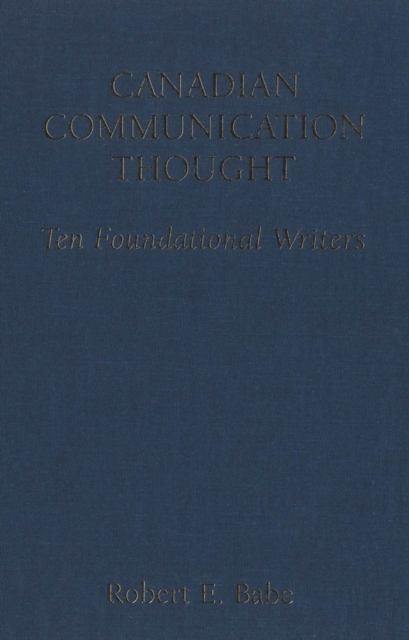 Canadian Communication Thought