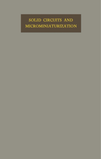 Solid Circuits and Microminiaturization