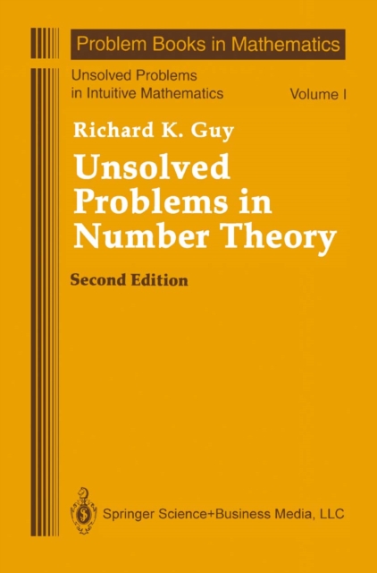 Unsolved Problems in Number Theory
