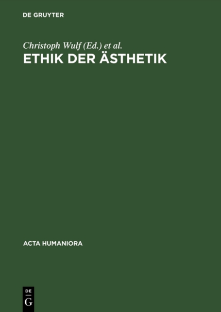 Ethik der Ästhetik