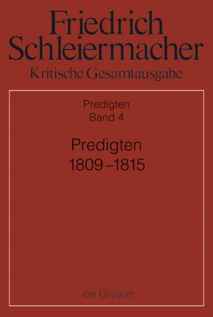 Predigten 1809-1815