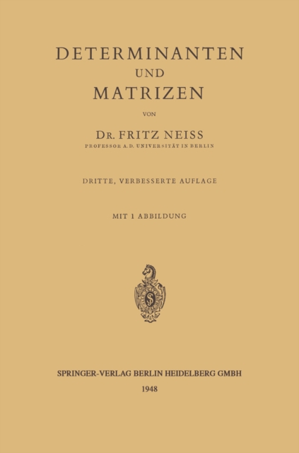 Determinanten und Matrizen