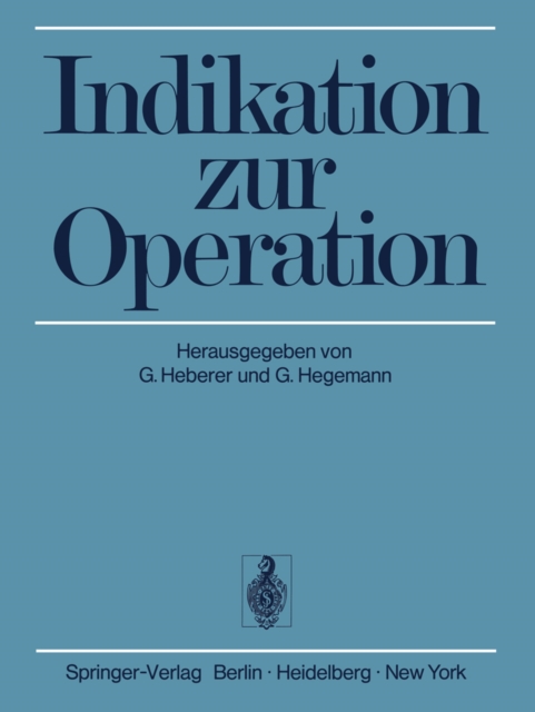 Indikation zur Operation