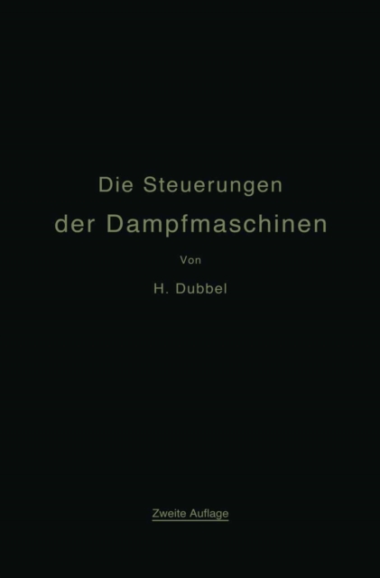 Die Steuerungen der Dampfmaschinen