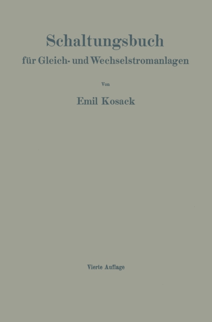 Schaltungsbuch für Gleich- und Wechselstromanlagen