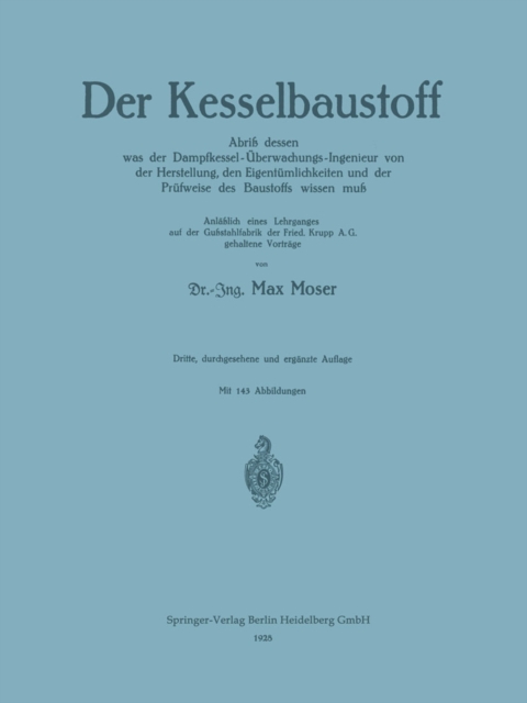 Der Kesselbaustoff