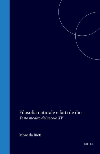 Filosofia naturale e fatti de dio