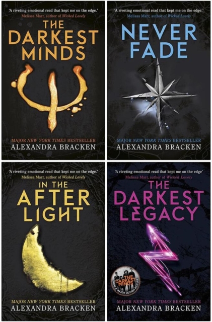 Darkest Minds Series by Alexandra Bracken 4 Books Collection Set Exclusive Slipcase Edition (The Darkest Minds, Never Fade, In The Afterlight & The Darkest Legacy)