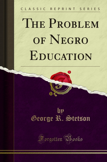 Problem of Negro Education